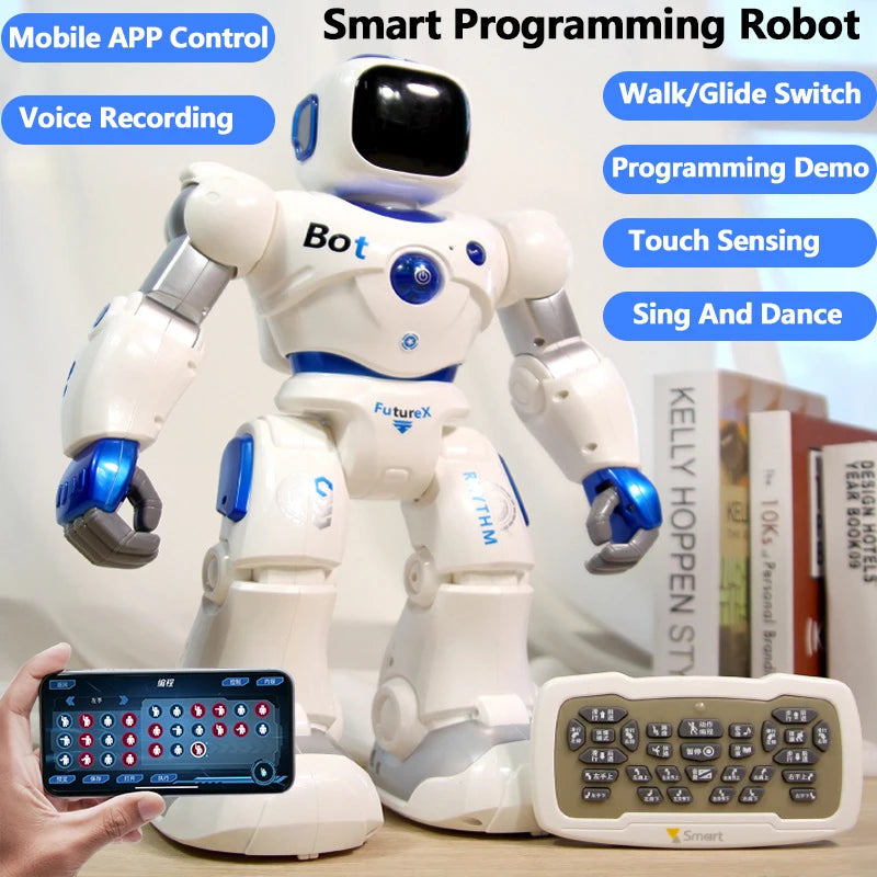 Smart Programmable Robot Toy with App & Remote Control