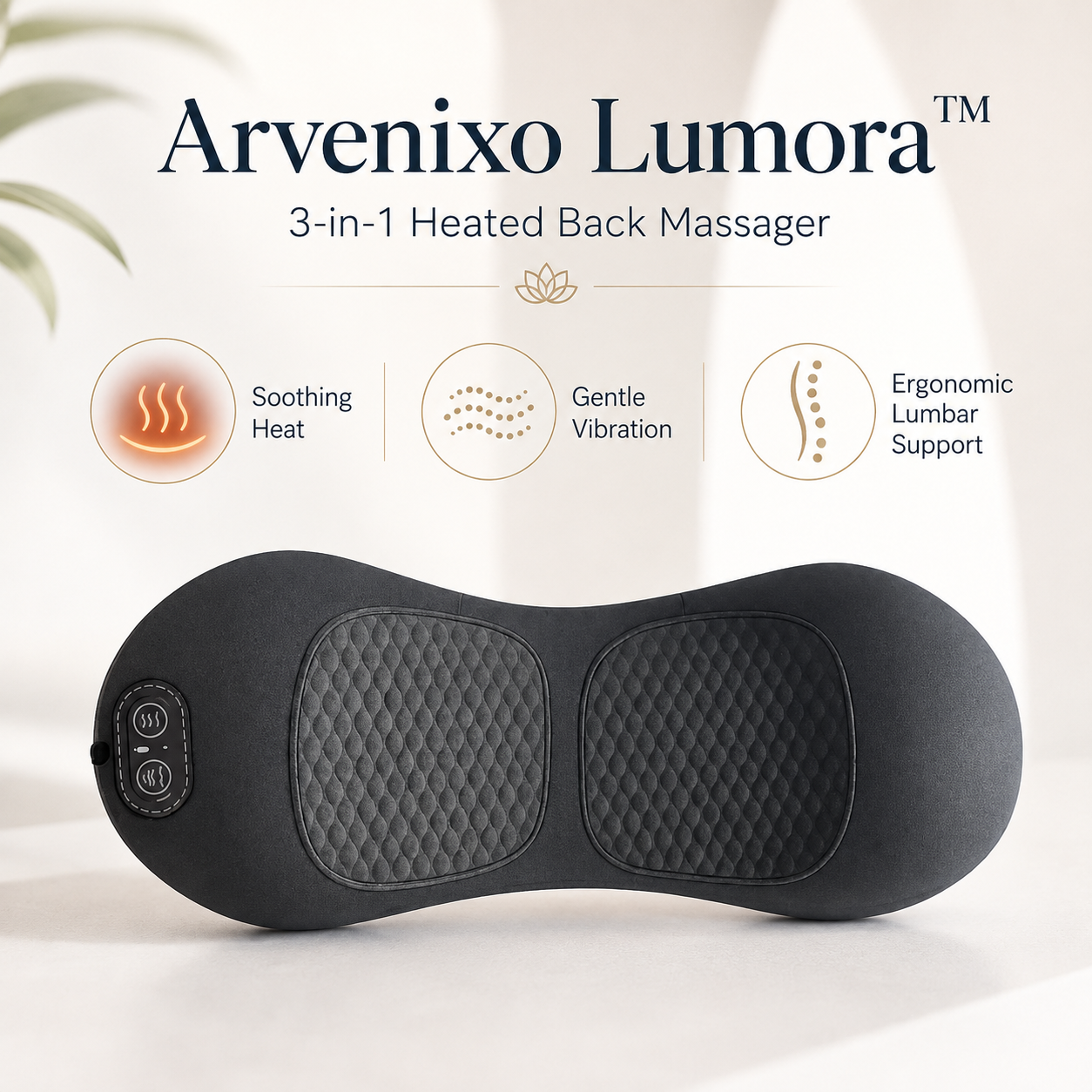 Arvenixo Lumora™ Heated Back Massager
