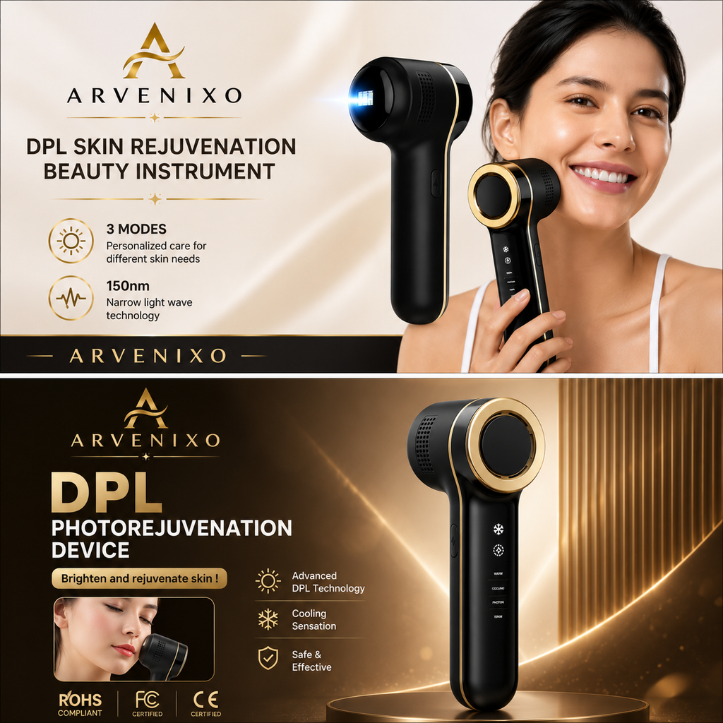 Arvenixo™ LumiFreeze DPL Cooling Beauty Device