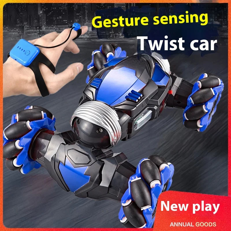 All-Terrain RC Stunt Car with Gesture & Remote Control