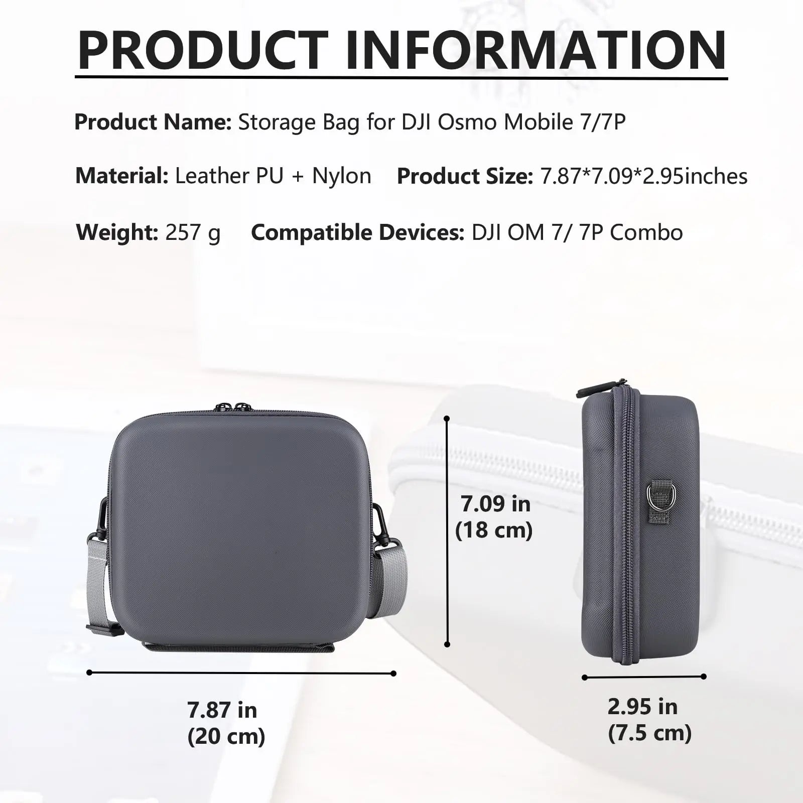 Protective Travel Case Compatible with DJI Osmo Mobile 7/7P