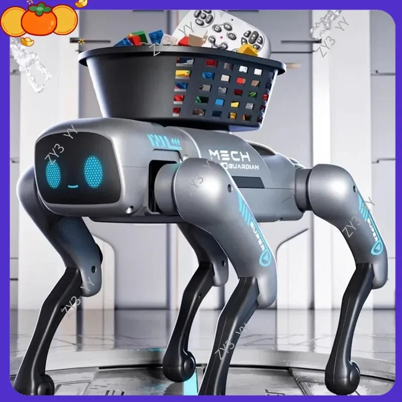 Smart Programmable Robot Dog with Remote Control & Carrying Basket