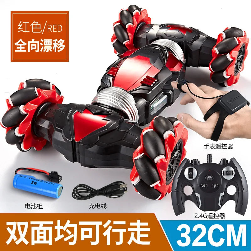 All-Terrain RC Stunt Car with Gesture & Remote Control
