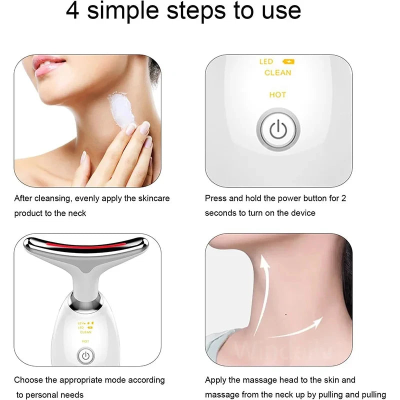 Arvenixo™ LumiLift Pro LED Face & Neck Sculpting Device