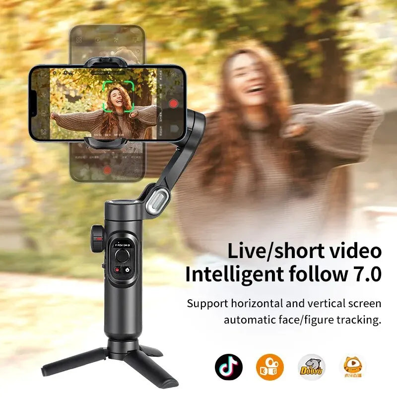 AOCHUAN SmartXE 3-Axis AI Smartphone Gimbal Stabilizer