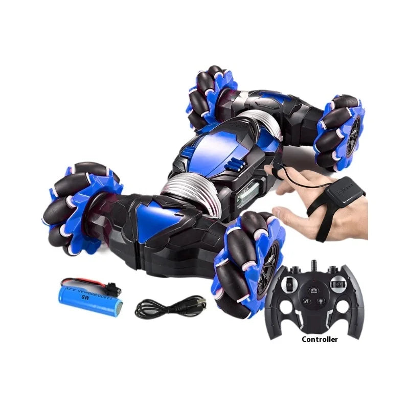 All-Terrain RC Stunt Car with Gesture & Remote Control
