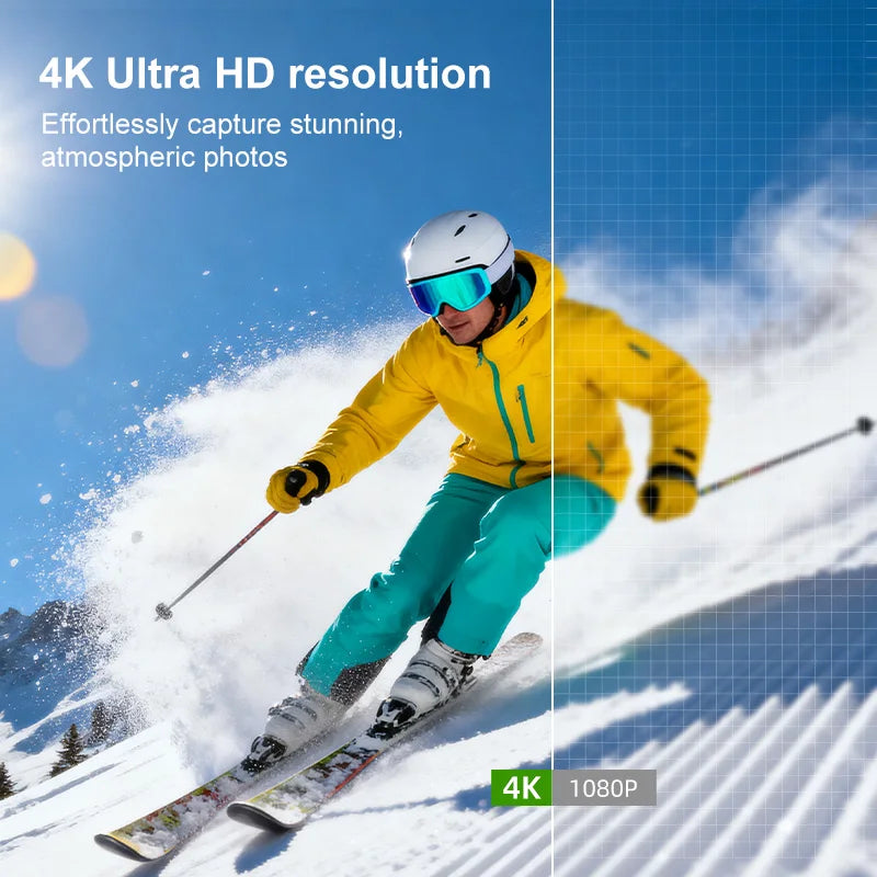 4K Pocket Vlogging Camera with Face Tracking & Wi-Fi