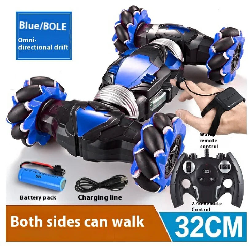 All-Terrain RC Stunt Car with Gesture & Remote Control