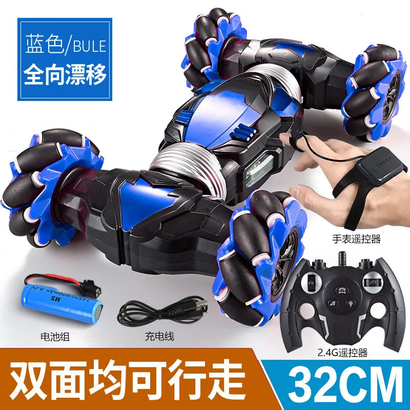 All-Terrain RC Stunt Car with Gesture & Remote Control