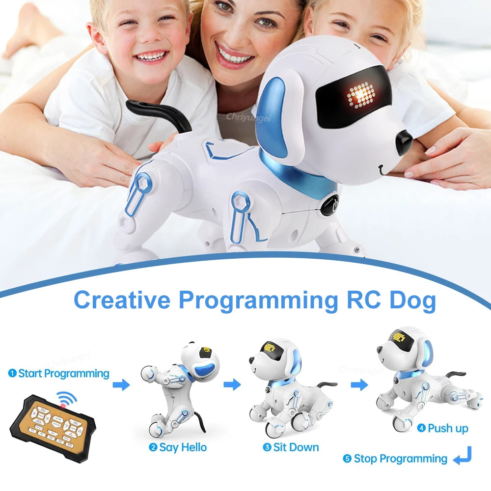Interactive RC Robot Dog – Walking, Dancing & Programmable Pet Toy